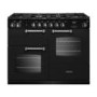Rangemaster Cotswold 110cm Dual Fuel Range Cooker - Black