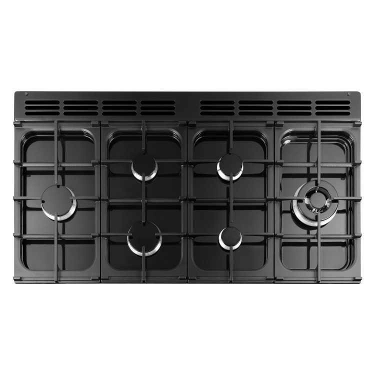 Rangemaster Cotswold 110cm Dual Fuel Range Cooker - Black
