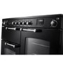 Rangemaster Cotswold 110cm Electric Induction Range Cooker - Black