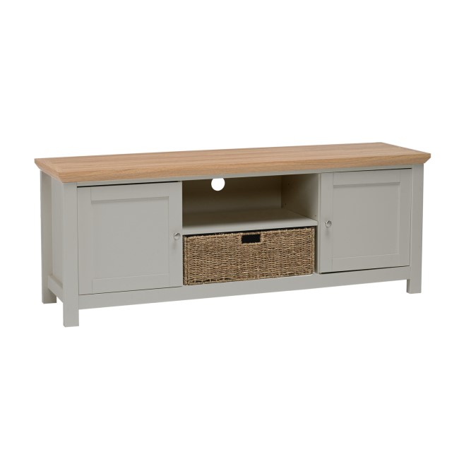Large TV Stand with Storage in Grey - TV's up to 50" - Cotswold
