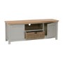 Large TV Stand with Storage in Grey - TV's up to 50" - Cotswold