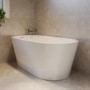 GRADE A2 - Freestanding Single Ended Left Hand Corner Bath 1600 x 780mm - Cove