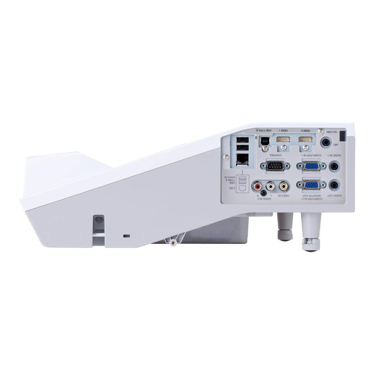 Hitachi Projector  CP-AW3005  3300 ANSI Lumen 2200 eco  WXGA   0.3_1 throw distance ratio  4000 hr lamp eco  Super Hybrid filter  2 x  HDMI   RJ45 network   16W speaker 4.3 kg  w