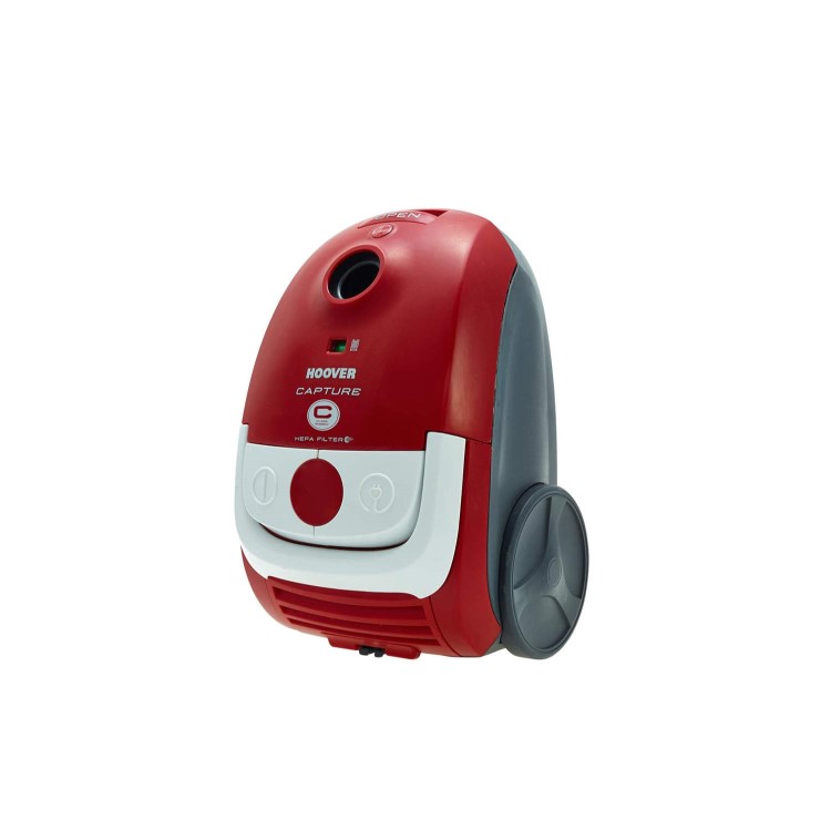 Hoover CP71_CP01001 Capture 700W Bagged Cylinder Vacuum Cleaner Red and White
