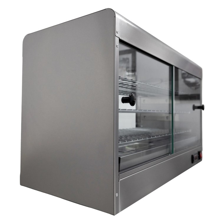 Parry CPCD Digital Countertop Heated Pie Cabinet. Up To 60 Pies. 3 Shelves. Fitted Plug. Made In Britain