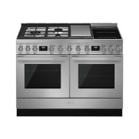 Smeg Portofino 120cm Pyrolytic Dual Fuel Range Cooker - Stainless Steel