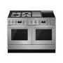 Smeg Portofino 120cm Pyrolytic Dual Fuel Range Cooker - Stainless Steel