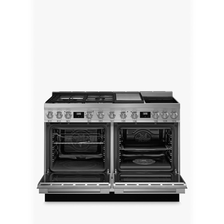 Smeg Portofino 120cm Pyrolytic Dual Fuel Range Cooker - Stainless Steel