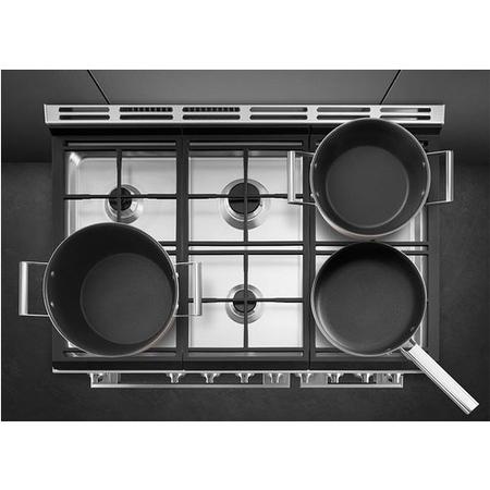 Smeg Portofino 90cm Dual Fuel Twin Oven Range Cooker - Anthracite