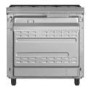 Smeg Portofino 90cm Dual Fuel Twin Oven Range Cooker - Stainless Steel