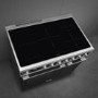 Smeg Portofino 90cm Induction Twin Oven Range Cooker - Black