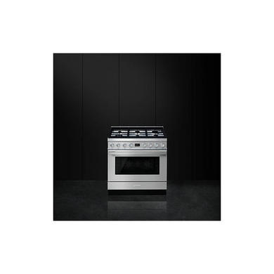Smeg Portofino 90cm Pyrolytic Dual Fuel Range Cooker - Stainless Steel