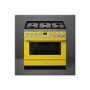 Smeg Portofino 90cm Pyrolytic Dual Fuel Range Cooker - Yellow
