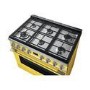 Smeg Portofino 90cm Pyrolytic Dual Fuel Range Cooker - Yellow