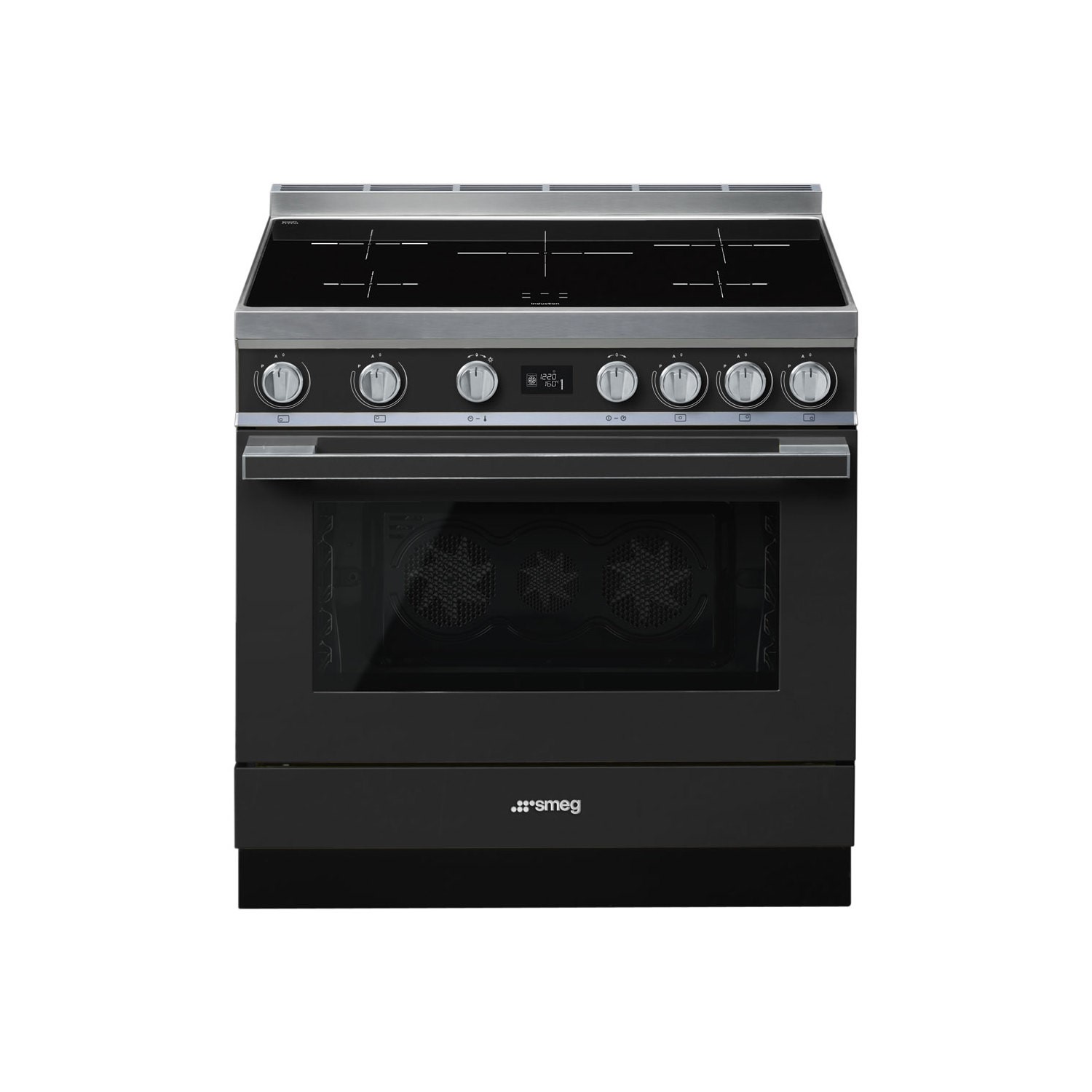 Smeg Portofino 90cm Pyrolytic Induction Range Cooker - Anthracite