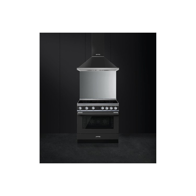 Refurbished Smeg Portofino CPF9IPAN 90cm Pyrolytic Induction Range Cooker Grey