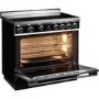 Smeg Portofino 90cm Pyrolytic Induction Range Cooker - Black