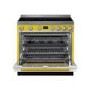 Smeg Portofino 90cm Pyrolytic Induction Range Cooker - Yellow