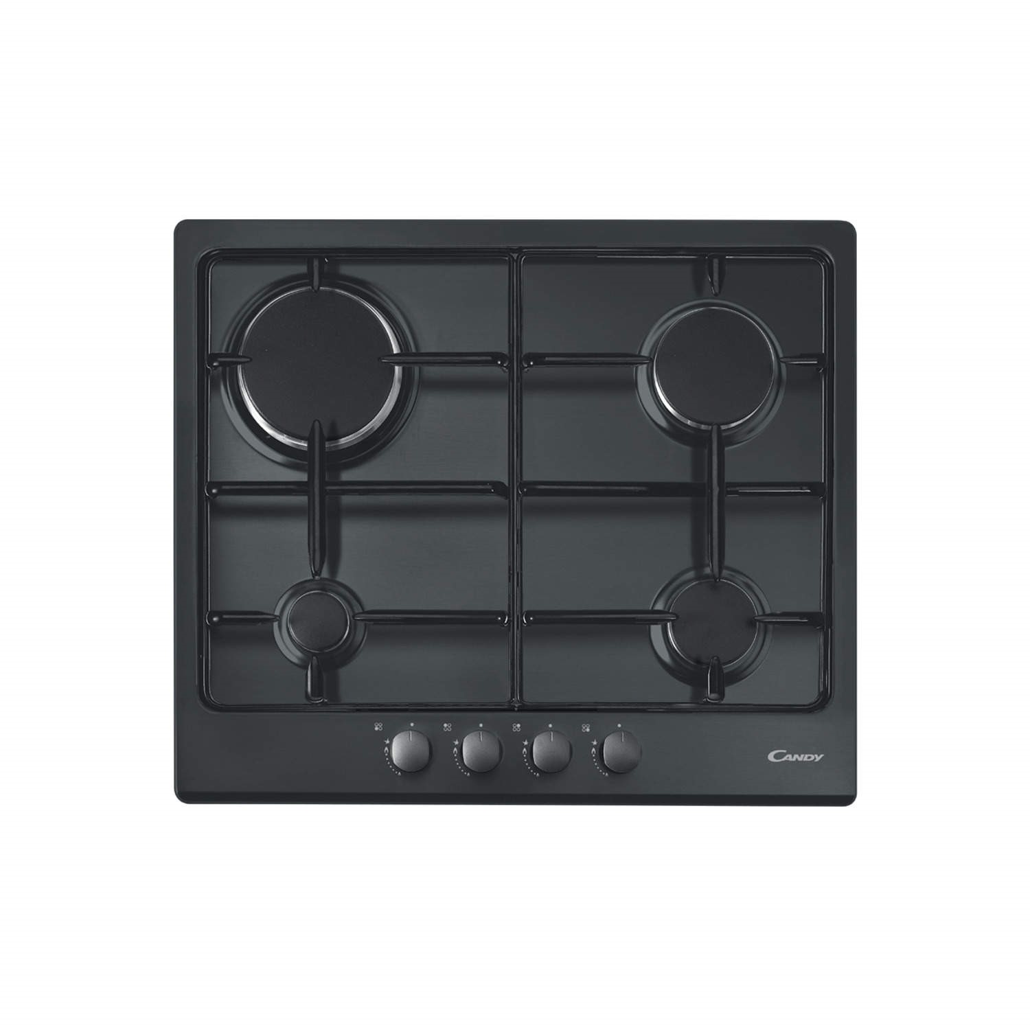 Candy CPG64SPN Four Burner Gas Hob Black Appliances Direct