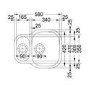 1.5 Bowl Undermount Chrome Stainless Steel Kitchen Sink with Reversible Drainer - Franke Compact