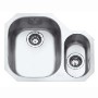 Franke CPX160R Compact Undermount Stainless Steel Sink with Right Half Bowl
