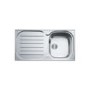 Franke CPXP611965L Compact Plus 1.0 Bowl Left Hand Drainer Stainless Steel Sink