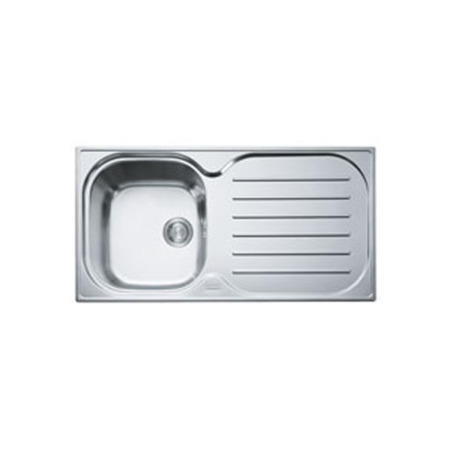 Franke CPXP611965R Compact Plus 1.0 Bowl Right Hand Drainer Stainless Steel Sink