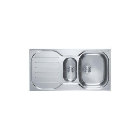 Franke CPXP651R Compact Plus 1.5 Bowl Right Hand Drainer Stainless Steel Sink