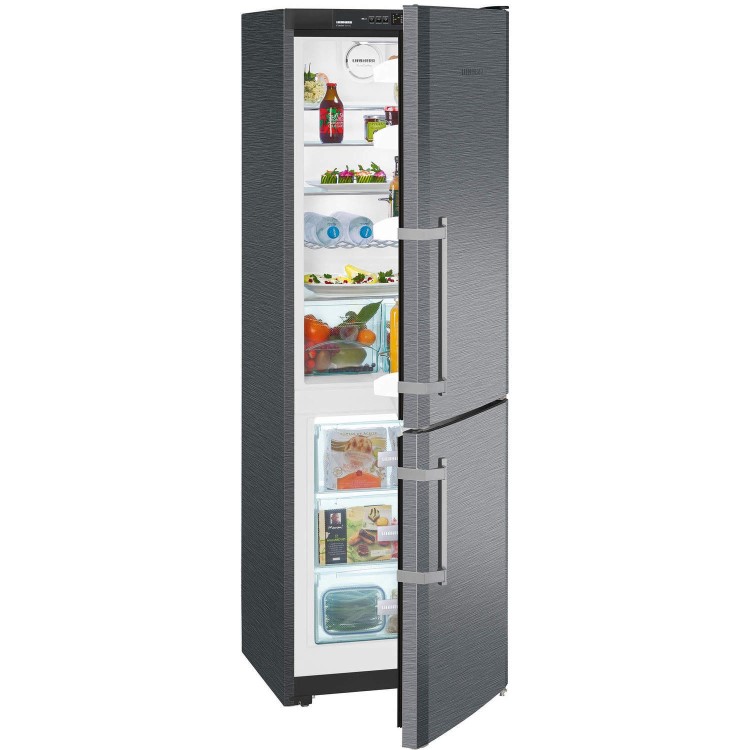 liebherr CPbs3413 Comfort 182x60cm Freestanding Fridge Freezer BlackSteel