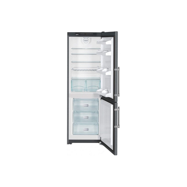 liebherr CPbs3413 Comfort 182x60cm Freestanding Fridge Freezer BlackSteel