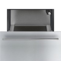 Smeg CR329X 29cm High Warming Drawer - Fingerprint-resistant Stainless Steel