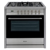 Caple CR9109 90cm Single Oven Dual Fuel Range Cooker - Stainless Steel