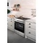 Caple CR9109 90cm Single Oven Dual Fuel Range Cooker - Stainless Steel