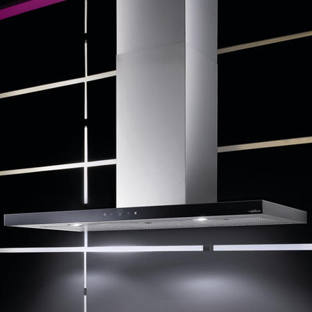 Elica Crete Decorative Touch Control 90cm Chimney Hood - Stainless Steel