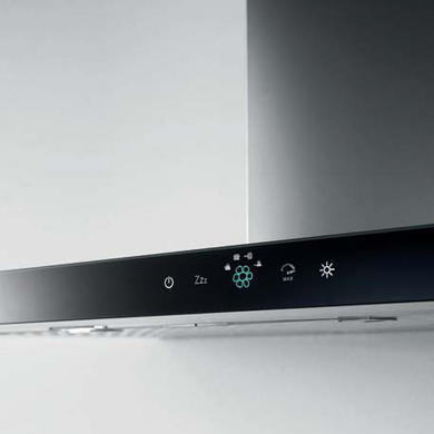 Elica Crete Decorative Touch Control 90cm Chimney Hood - Stainless Steel