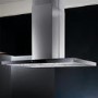 Elica CRETE_ISLAND Crete Decorative Touch Control 90cm Island Hood in Stainless Steel