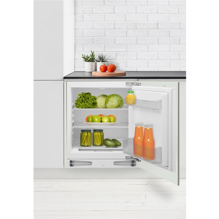 Refurbished CDA CRI521/1 Integrated 134 Litre Under Counter Larder Fridge