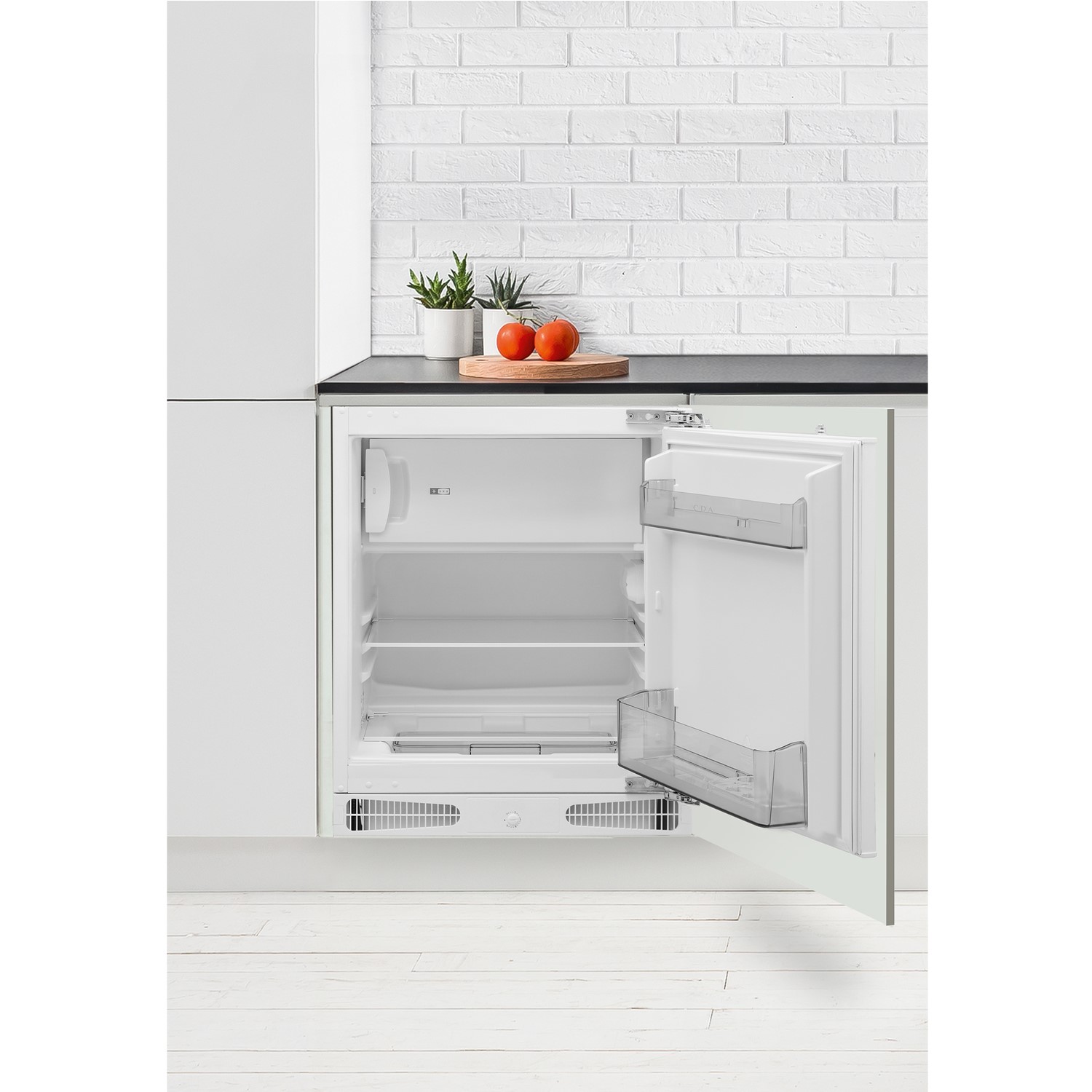 CDA 115 Litre Integrated Under Counter Fridge With Icebox CRI551 Appliances Direct