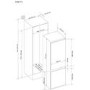 CDA 251 Litre 70/30 Integrated Fridge Freezer