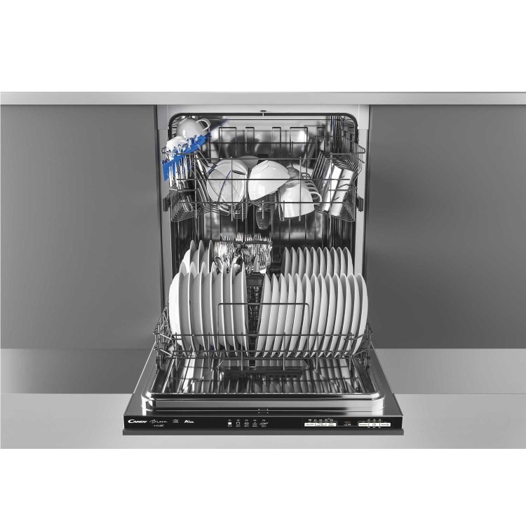 GRADE A3 - Candy Hoover CRIN1L380PB 13 Place Fully Integrated Dishwasher