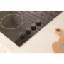 GRADE A1 - Hotpoint CRM641DC Frameless 60cm Ceramic Hob - Black