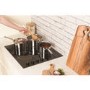 GRADE A1 - Hotpoint CRM641DC Frameless 60cm Ceramic Hob - Black