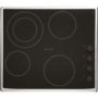GRADE A1 - As new but box opened - Hotpoint CRM641DX 60cm Ceramic Hob with Stainless Steel Frame in Black