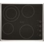 GRADE A1 - Hotpoint CRM641DX 60cm Ceramic Hob with Stainless Steel Frame in Black