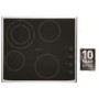 GRADE A1 - As new but box opened - Hotpoint CRM641DX 60cm Ceramic Hob with Stainless Steel Frame in Black