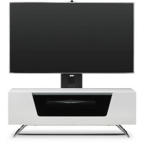 Alphason CRO2-1000BKT-WH Chromium 2 TV Cabinet with Bracket for up to 50