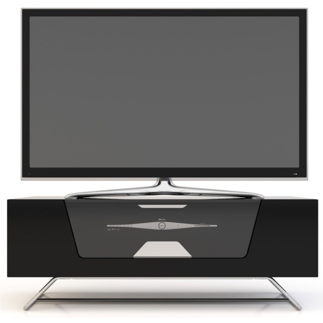 Alphason CRO2-1000CB-BLK Chromium TV Stand for up to 50" TVs - Black