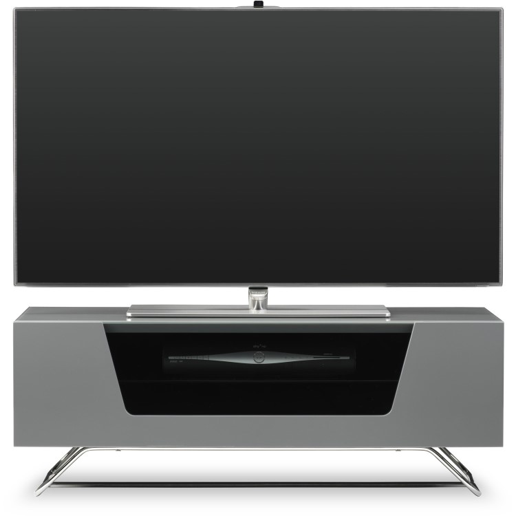 Alphason CRO2-1000CB-GR Chromium 2 TV Stand for up to 50" TVs - Grey