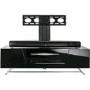 Alphason CRO2-1200BKT-BK Chromium 2 TV Cabinet with Bracket for up to 50" TVs - Black