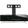 Alphason CRO2-1200BKT-BK Chromium 2 TV Cabinet with Bracket for up to 50" TVs - Black